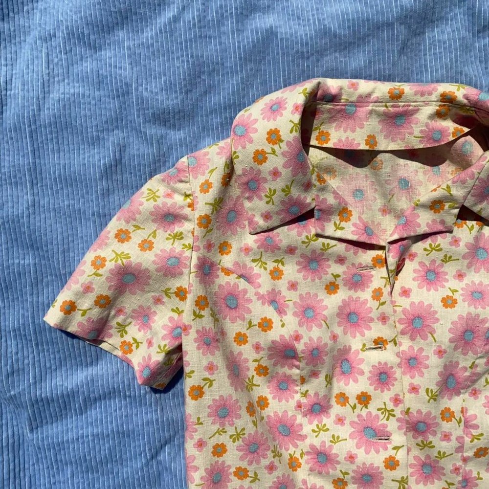 Handmade Linen Button-up 🚨